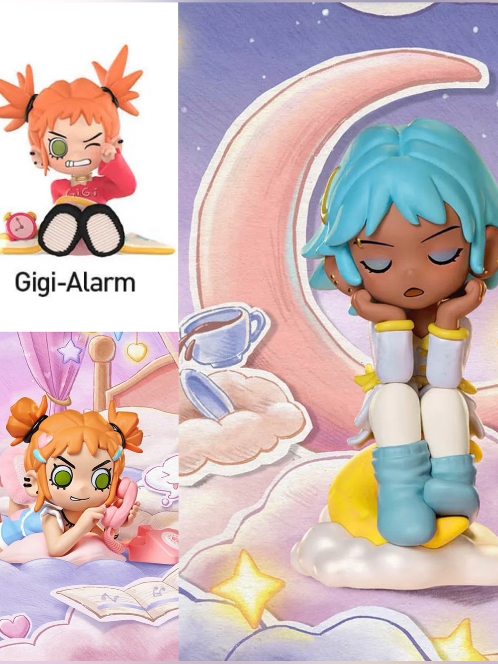 Peach Riot -Sleepover Bundle - Pop Mart - Frankie Moon - Gigi Alarm + Prank Call